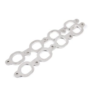 Chevrolet LT1 Exhaust Flange - Stainless Works - Port Matched, 304 Stainless Steel, 1-7/8